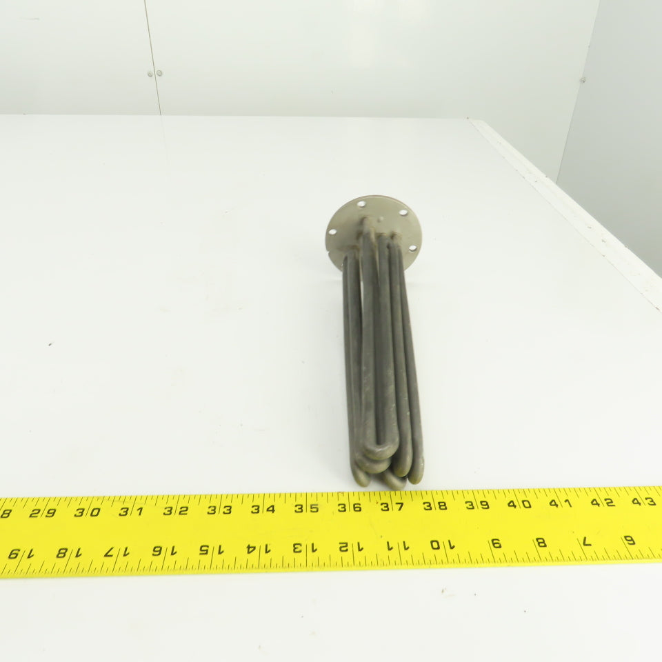 Heatwell Flanged Immersion Heater 480V 12000W 415V 9000W 220V 7500W 10-3/4" L