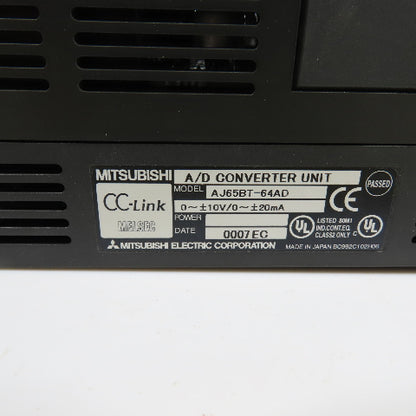 Mitsubishi AJ65BT-64AD Melsec A/D Converter Unit