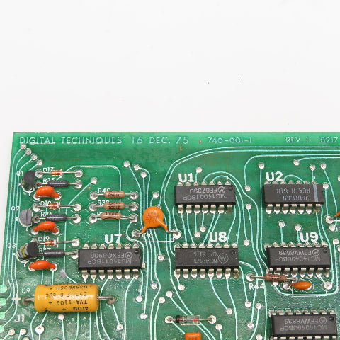 Digital Techniques 740-001-1 Rev F 8217 Circuit Board