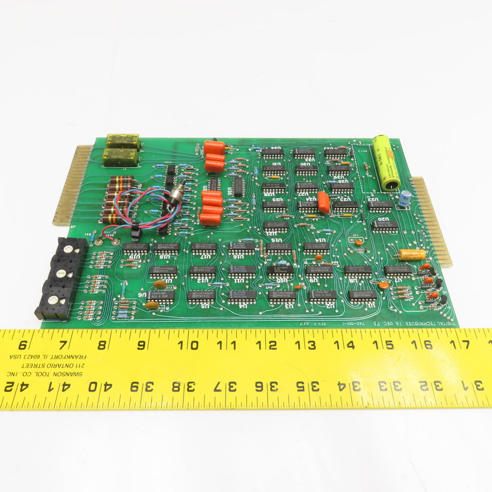 Digital Techniques 740-001-1 Rev F 8217 Circuit Board