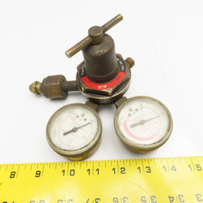 AGA 250-15-300 Single Stage Compressed Gas Acetylene Regulator 350PSI