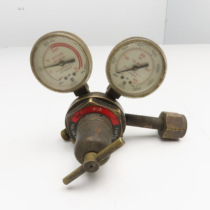AGA 250-15-300 Single Stage Compressed Gas Acetylene Regulator 350PSI