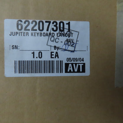 Advanced Vision Technology AVT 62207301 Jupiter Keyboard Layout Replacement