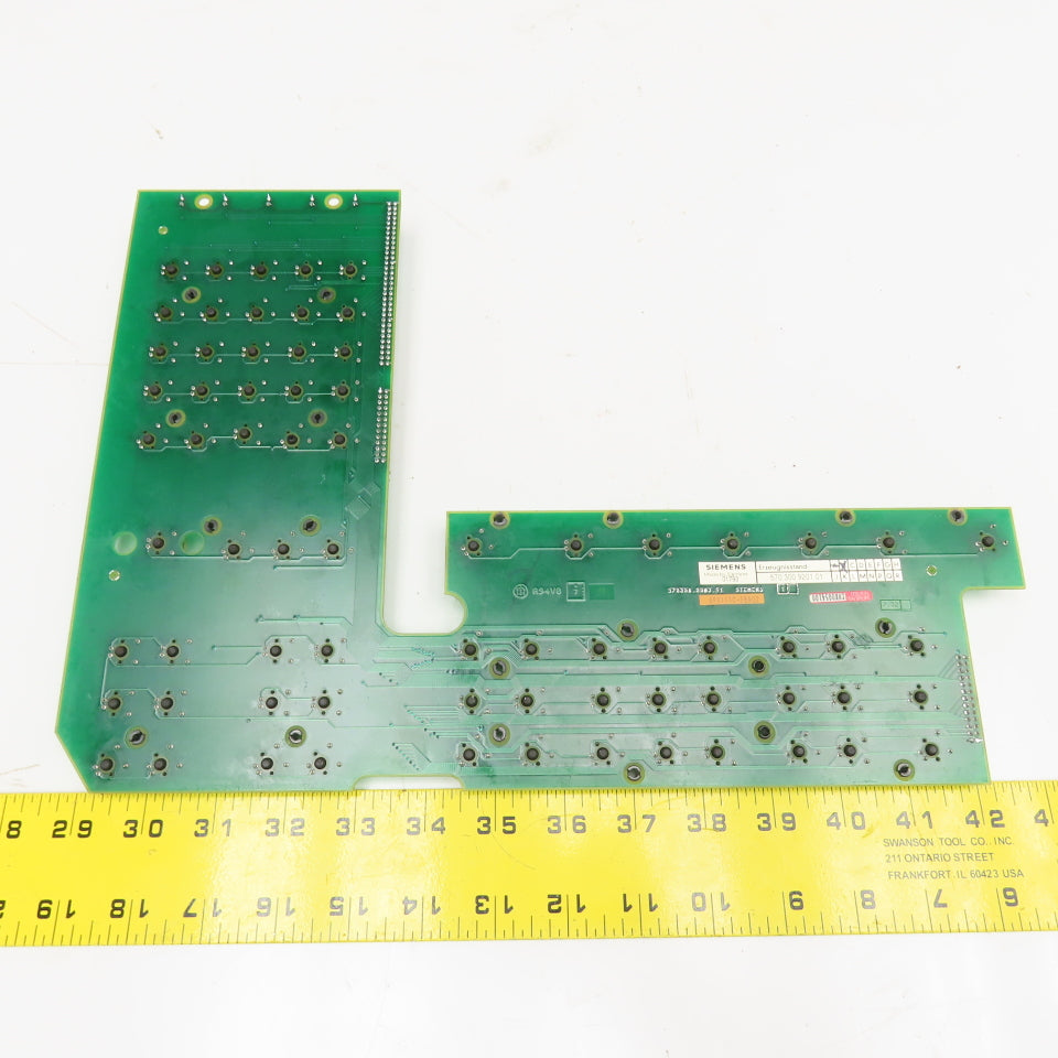 Siemens 6FX1130-0BA02 Sinumerik Operator Key Circuit Board