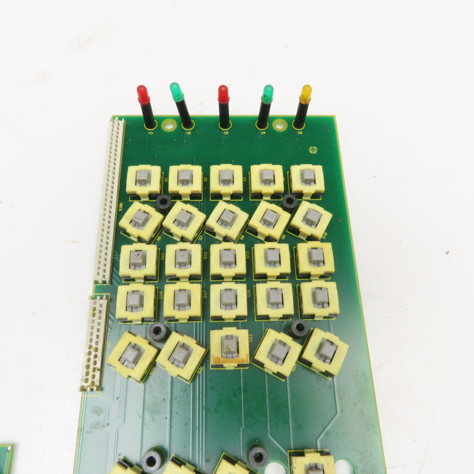Siemens 6FX1130-0BA02 Sinumerik Operator Key Circuit Board
