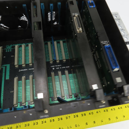 Okuma E7191-855-019 Opus 7000 CPU/IF Rack 12 Slot W/ E4809-436-093 Parts/Repair