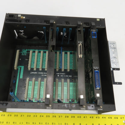Okuma E7191-855-019 Opus 7000 CPU/IF Rack 12 Slot W/ E4809-436-093 Parts/Repair