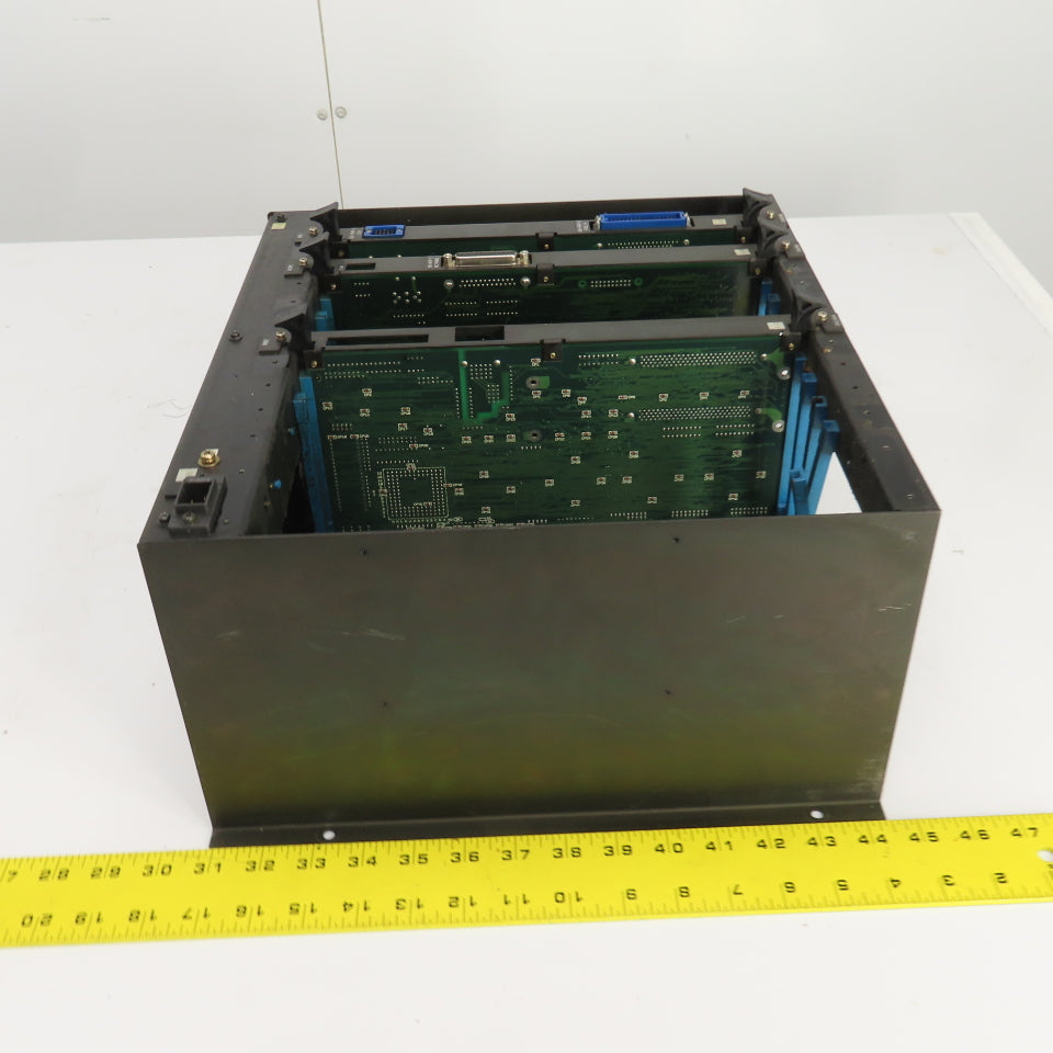 Okuma E7191-855-019 Opus 7000 CPU/IF Rack 12 Slot W/ E4809-436-093 Parts/Repair