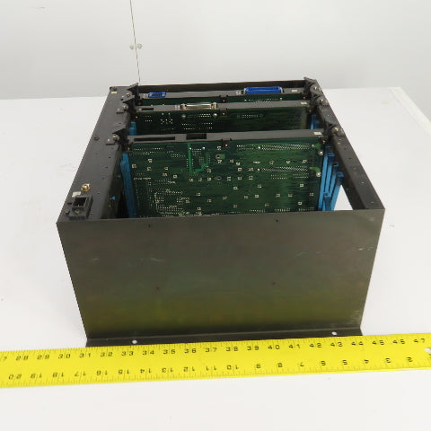 Okuma E7191-855-019 Opus 7000 CPU/IF Rack 12 Slot W/ E4809-436-093 Parts/Repair