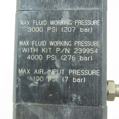 Graco Air operated Dispense Valve Assembly Believed to be Model 236930