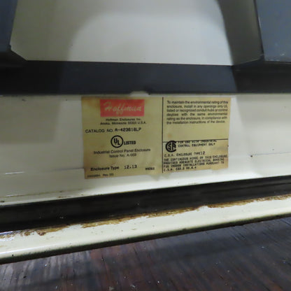 Hoffman A-423616LP 42 x 32" x 16" Wall Mount Electrical Enclosure W/Backplate