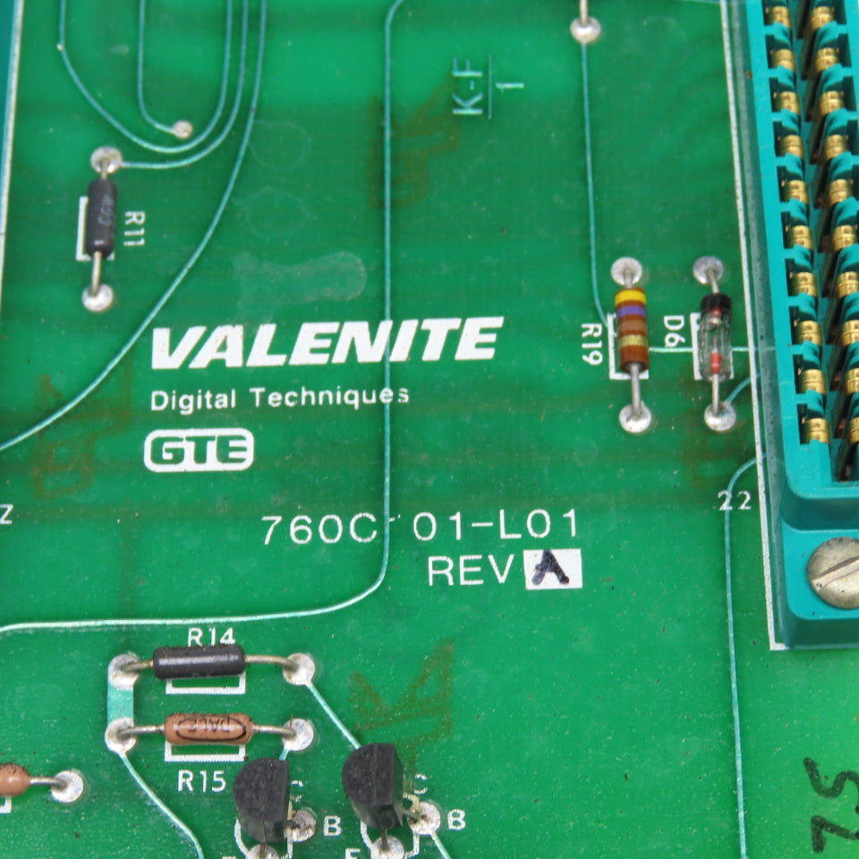 Valenite 760C01-P01 Circuit Board