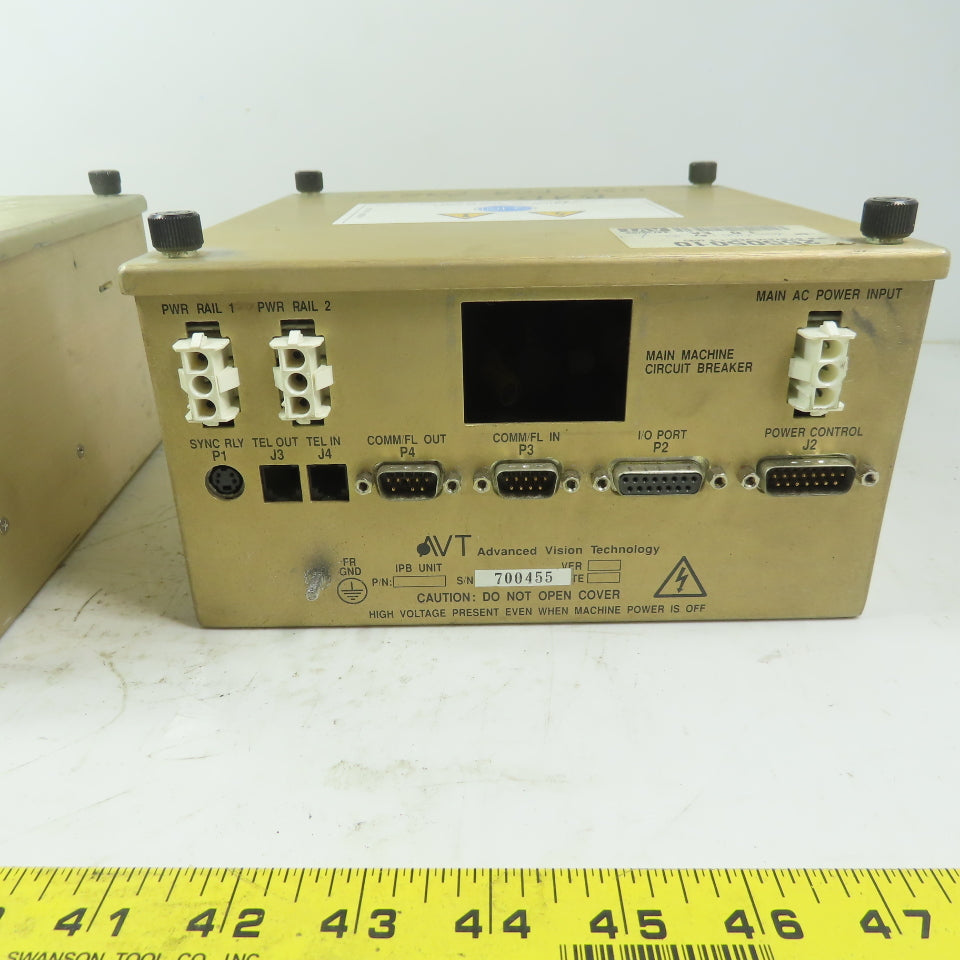 Advanced Vision Technology AVT 25505010 IPB System Ver 1.1 Parts or Repair Lot/2