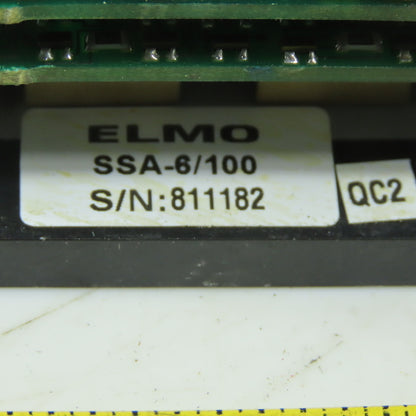 ELMO SSA-6/100 Servo Amplifier Axis Control Card