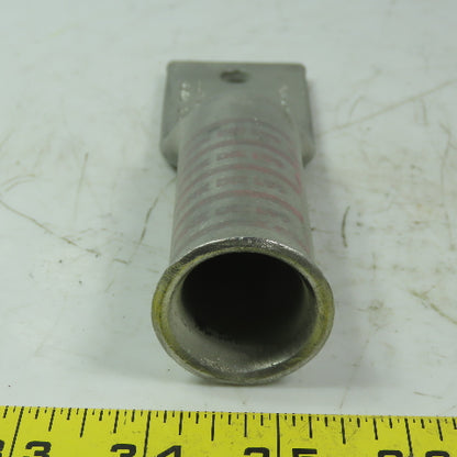 Burndy YA38-2N-FXB COPPER COMPRESSION LUG 2 HOLE 535.3 KCMIL Pink Lot of 2