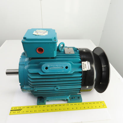 Brook Compton W-DF160LR 15kW AC Electric Motor 380-480V 1760RPM 3PH 160LR Frame