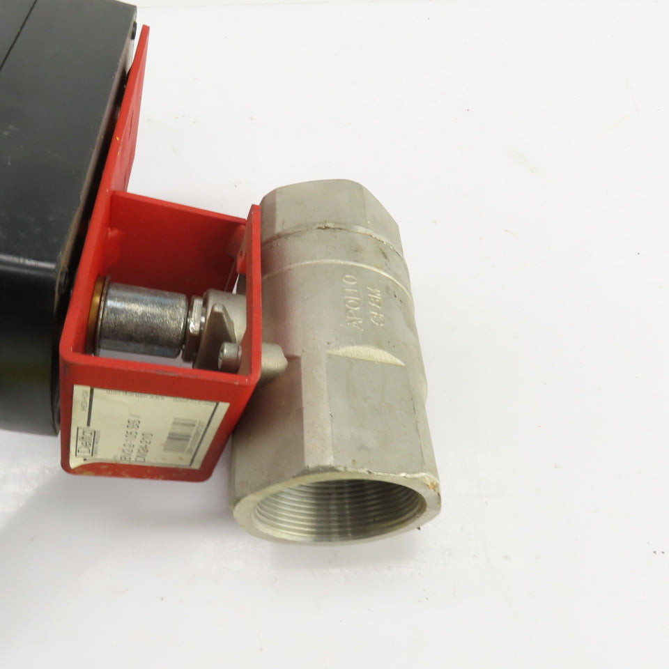 Delta Control DM24-210 BV2-2-105 SS 24V Electric Actuator W/Stainless Ball Valve