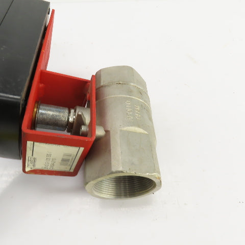 Delta Control DM24-210 BV2-2-105 SS 24V Electric Actuator W/Stainless Ball Valve
