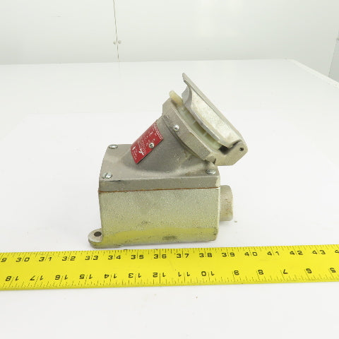 Crouse-Hinds CPS732 301 Delayed Action Arktite Receptacle 230/460V 1/3HP 7/30A