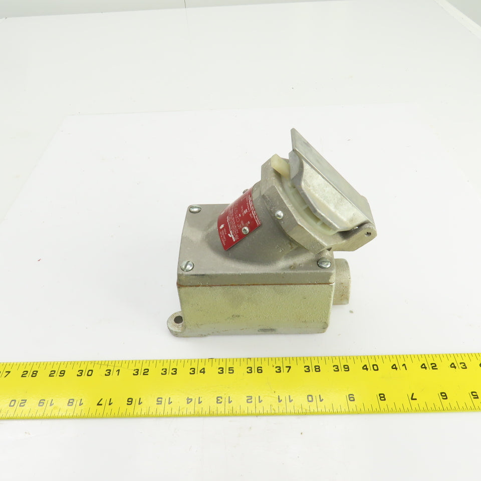 Crouse-Hinds CPS732 301 Delayed Action Arktite Receptacle 230/460V 1/3HP 7/30A