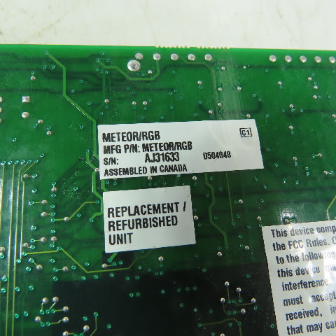 Matrox Mereor/RGB Video Frame Graper Card Board PCB For AVT System