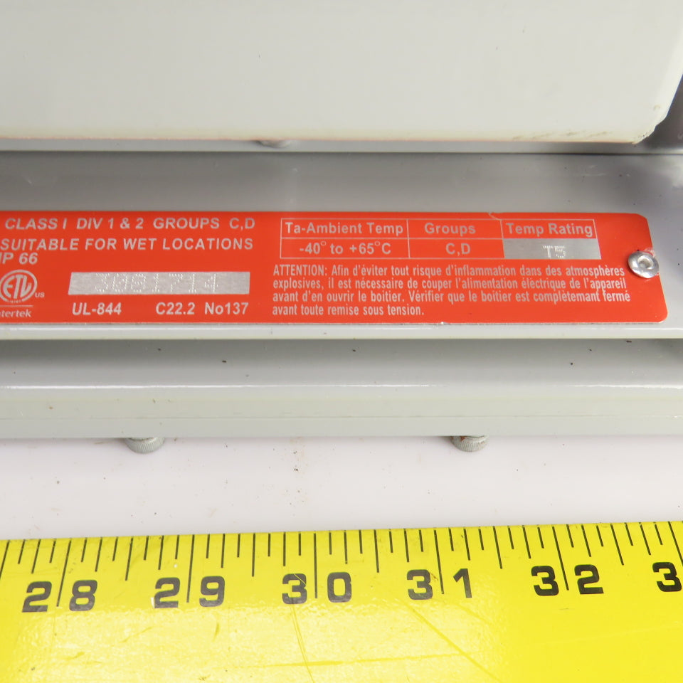 Dialight LSC3C4D3GEX SafeSite 2' LED Linear Light Fixture Hazardous Loc 100-277V