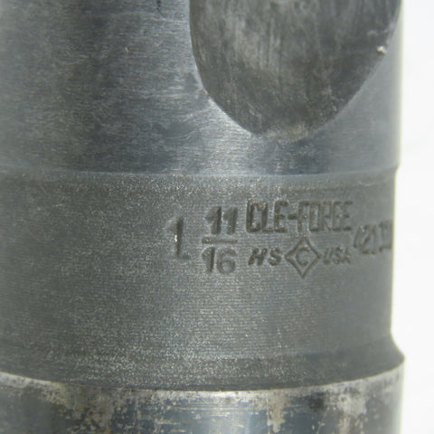 Cleveland 1-11/16" High Speed Steel Drill Bit Morse Taper #5 Shank MT5 USA