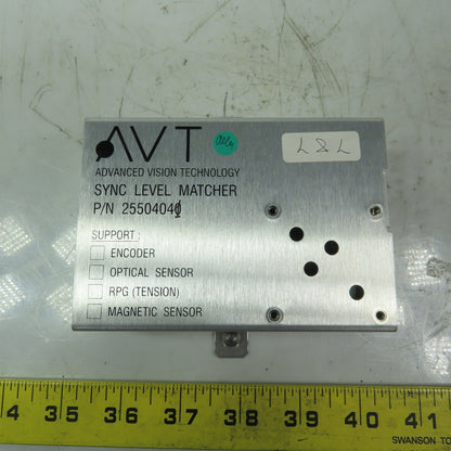 Advanced Vision Technology 25504041 Rev.1.05 Sync Level Matcher Dev. 5V