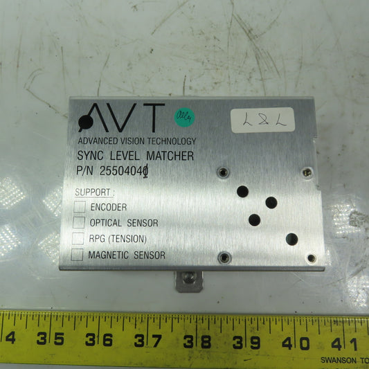 Advanced Vision Technology 25504041 Rev.1.05 Sync Level Matcher Dev. 5V