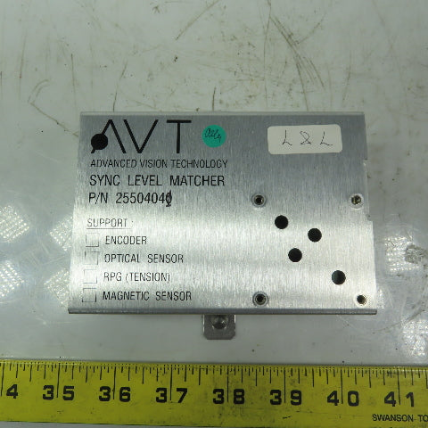 Advanced Vision Technology 25504041 Rev.1.05 Sync Level Matcher Dev. 5V