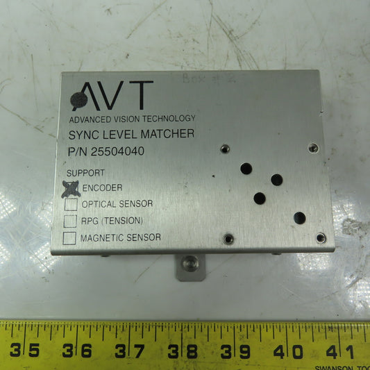 Advanced Vision Technology 25504040 Rev. 1.04 Sync Level Matcher Dev. 5V