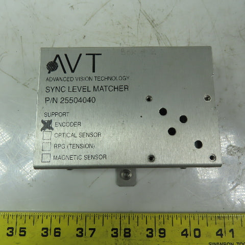 Advanced Vision Technology 25504040 Rev. 1.04 Sync Level Matcher Dev. 5V