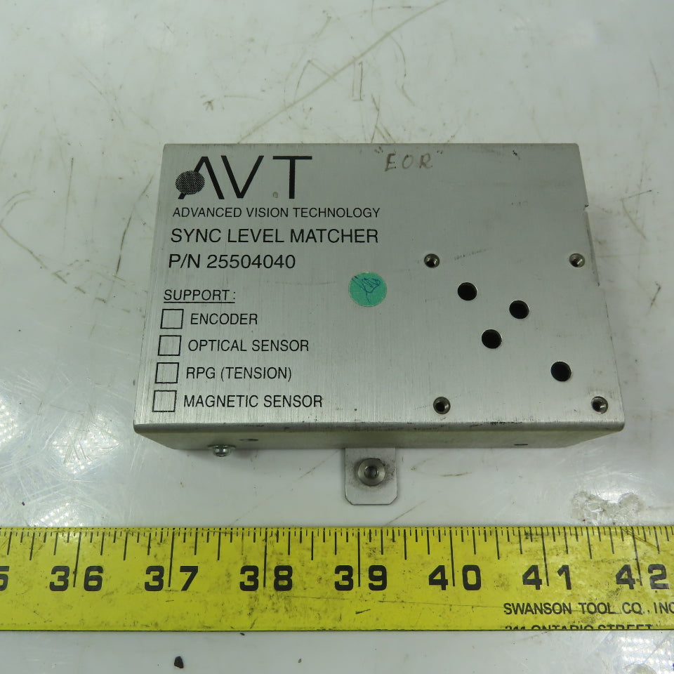 Advanced Vision Technology 25504040 Rev. 1.04 Sync Level Matcher Switch 13 12V