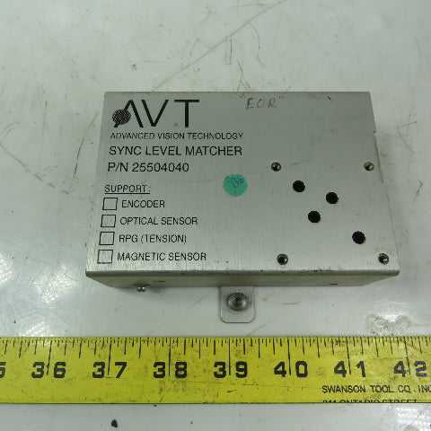 Advanced Vision Technology 25504040 Rev. 1.04 Sync Level Matcher Switch 13 12V