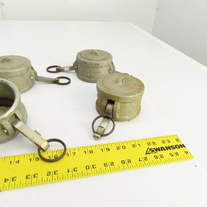Kamlok MS-27028 2-1/2" Aluminum Dust Cap Lot Of 6