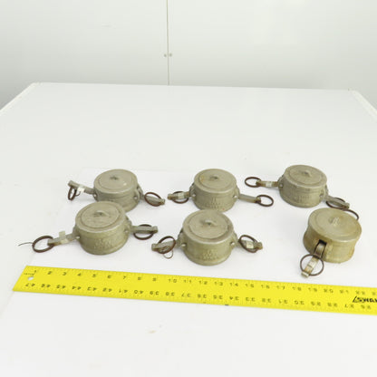 Kamlok MS-27028 2-1/2" Aluminum Dust Cap Lot Of 6