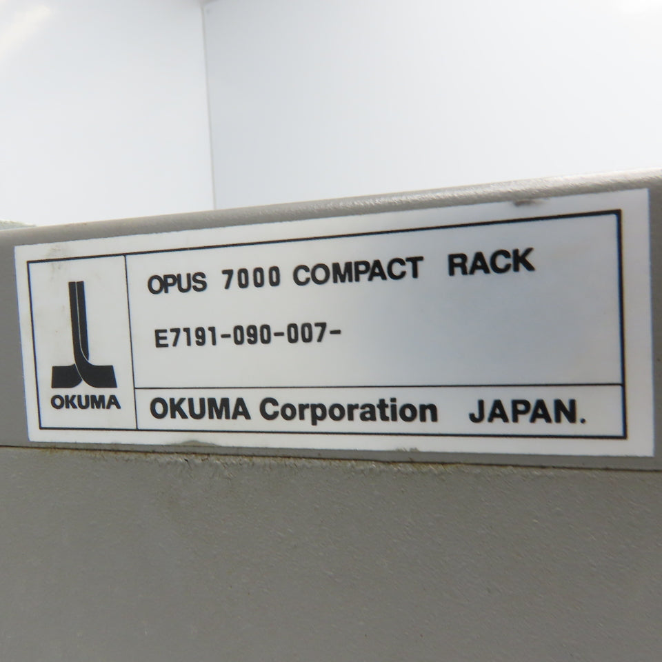 Okuma BP6A101A-ENG OPUS 7000 Rack W/ ACP, FCP3, UCMB+F Cards