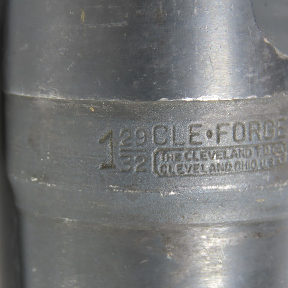 Cleveland 1-29/32" High Speed Steel Drill Bit Morse Taper #5 Shank MT5 USA