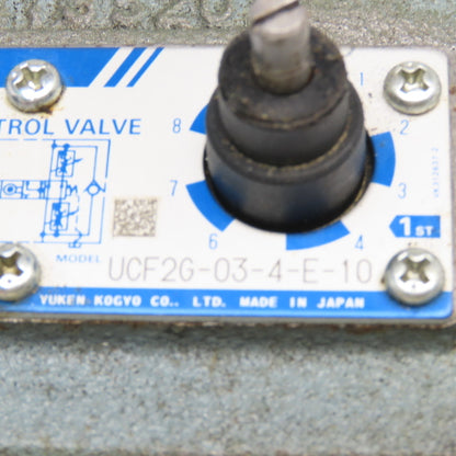 Yuken UCF2G-03-4-E-10 Hydraulic Feed Control Valve