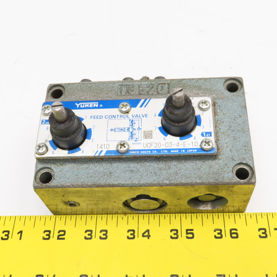 Yuken UCF2G-03-4-E-10 Hydraulic Feed Control Valve