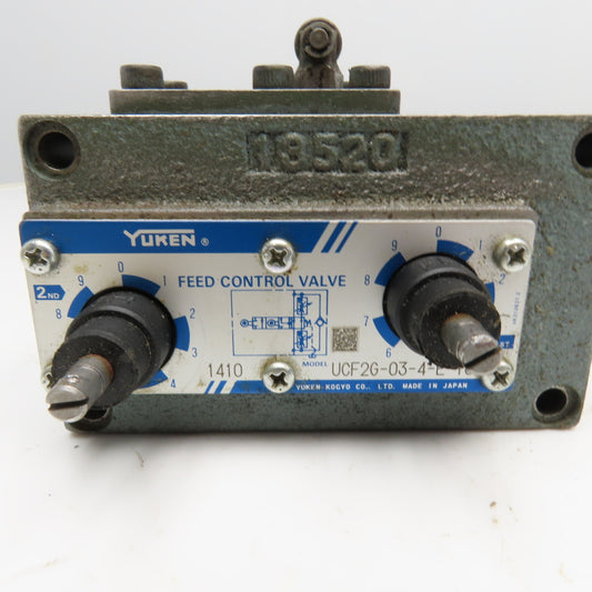 Yuken UCF2G-03-4-E-10 Hydraulic Feed Control Valve