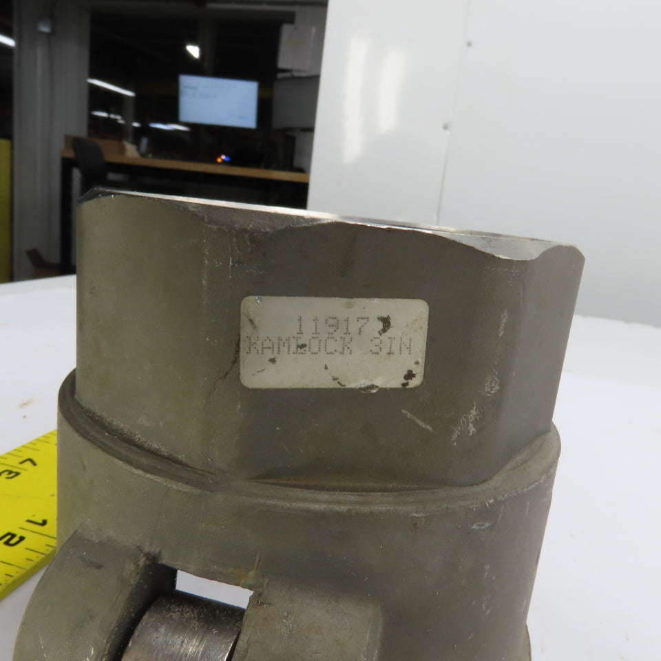 PT 30-D 11917 3" Female x 3" Female Stainless Steel Camlock Coupler Adapter