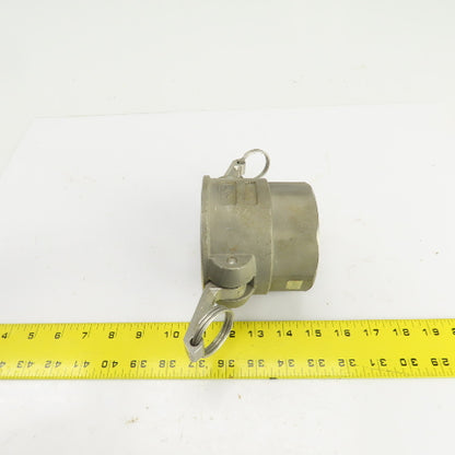PT 30-D 11917 3" Female x 3" Female Stainless Steel Camlock Coupler Adapter