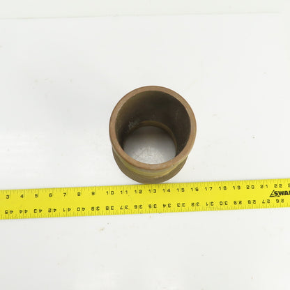 11910- 4" Male x 4" Male Bronze Camlock Hose Shank Coupler Adapter