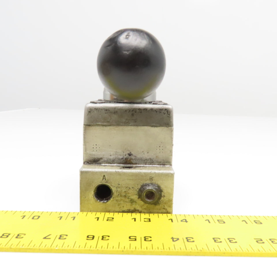 Power Team 9503 Manual Control Valve 3/4 Way 2 Position 5000PSI 1/4" NPT