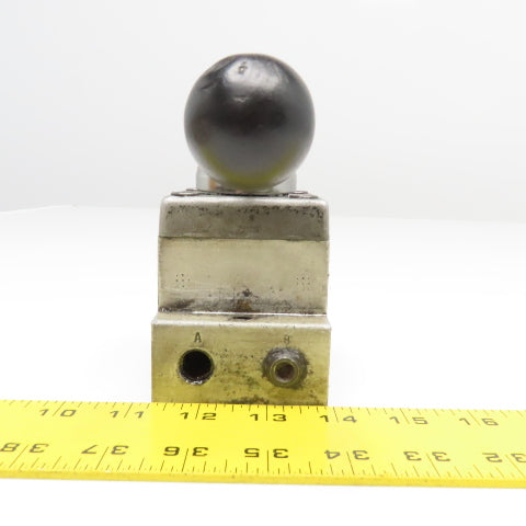 Power Team 9503 Manual Control Valve 3/4 Way 2 Position 5000PSI 1/4" NPT