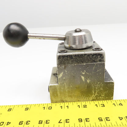 Power Team 9503 Manual Control Valve 3/4 Way 2 Position 5000PSI 1/4" NPT
