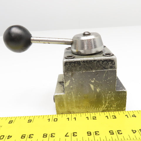 Power Team 9503 Manual Control Valve 3/4 Way 2 Position 5000PSI 1/4" NPT