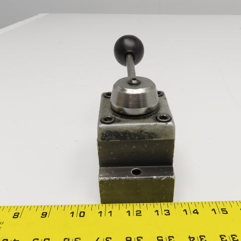 Power Team 9503 Manual Control Valve 3/4 Way 2 Position 5000PSI 1/4" NPT
