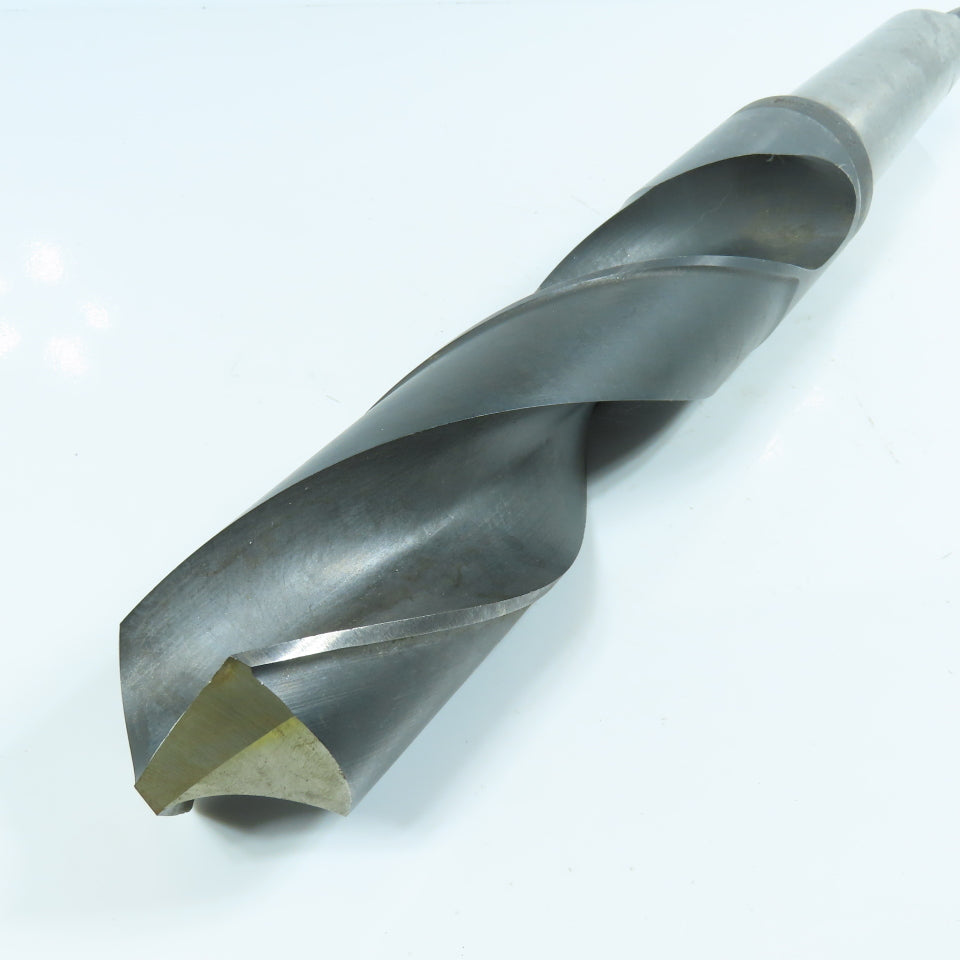 Cleveland 1-7/32" High Speed Steel Drill Bit Morse Taper #5 Shank MT5 USA